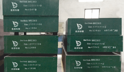 BRE383/BRE383H acero de molde de espejo anticorrosión avanzado de tierras raras